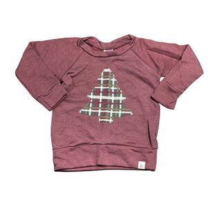 NWT Lulu + Roo Redwood Tree Patchwork Crew 18-24 months